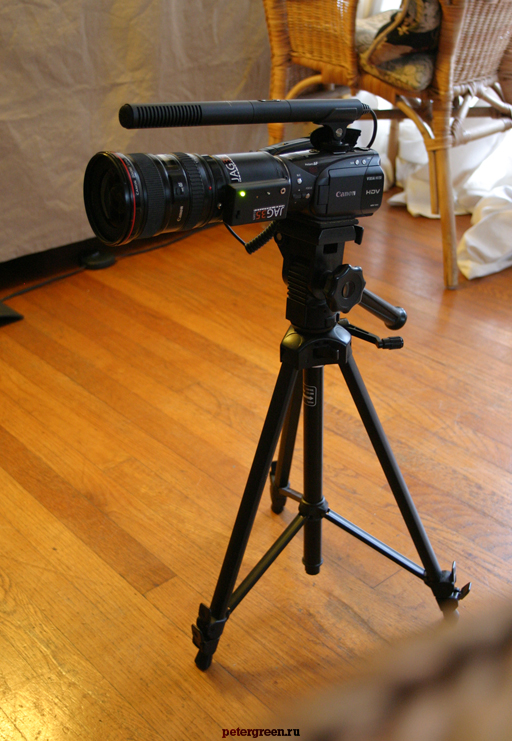 Canon HV-30 camcorder setup, jag35